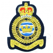 RAF Royal Air Force Coastal Command Deluxe Blazer Badge